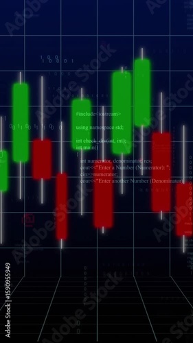 Animation of data processing over diagrams moving