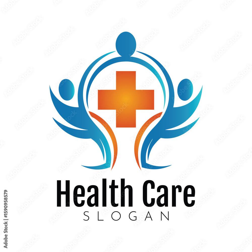 Obraz premium healthcare, healthy logo