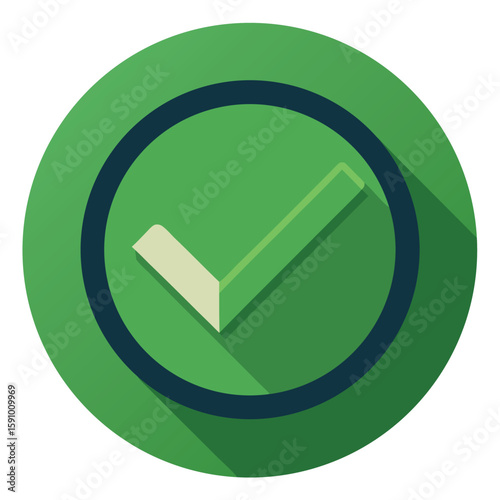 green-tik-mark-in-round-shape.eps