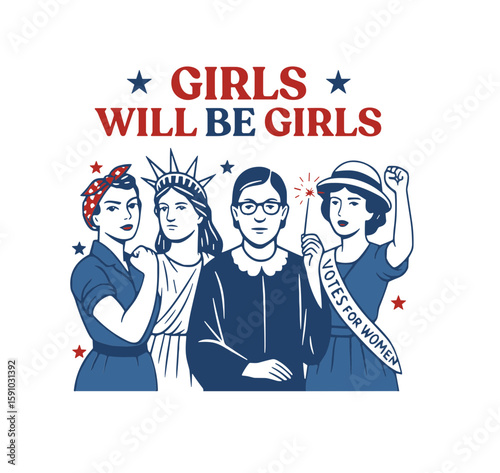 GIRLS WILL BE GIRLS SVG