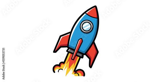 Rocket Icon – Startup and Innovation Vector