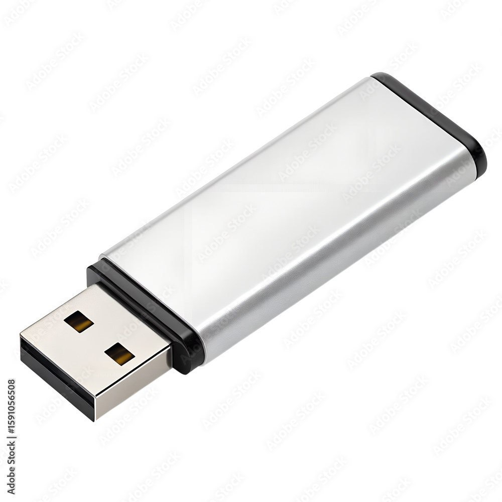 compact USB flash drive with retractable connector, isolated PNG compact USB flash drive with retractable connector, isolated PNG