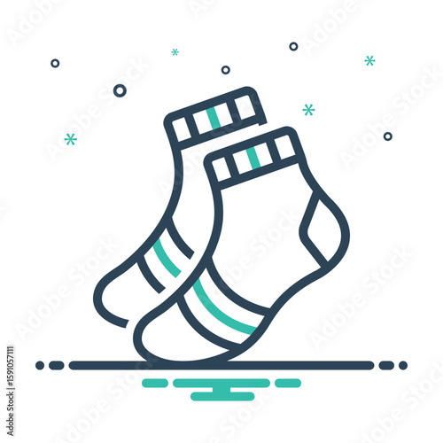 Mix icon for socks