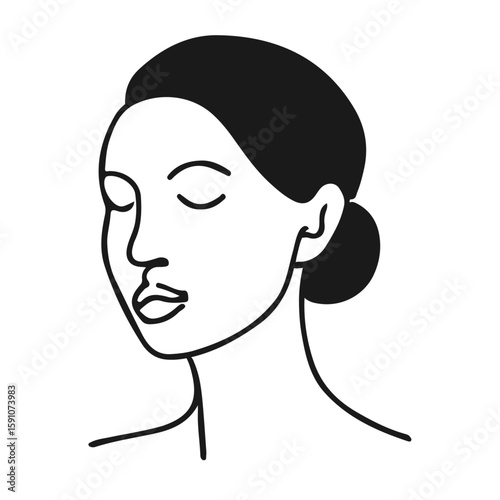 Wallpaper Mural silhouette of a man with headphones Torontodigital.ca