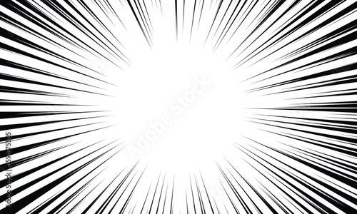 Attack lines effect anime element background