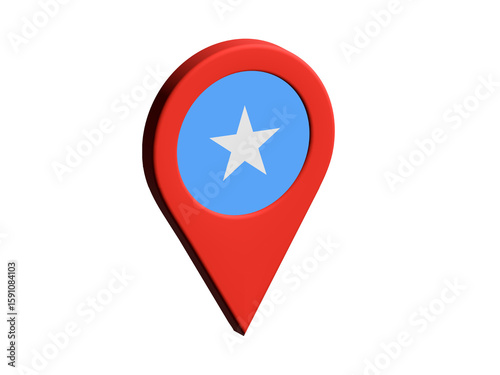 The flag of Somalia, The flag of Somalia in location icon, mockup of Somalia flag Free Download The flag of Somalia, The flag of Somalia in location icon, mockup of Somalia flag - GFXLoad