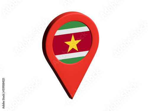 The flag of Suriname, The flag of Suriname in location icon, mockup of Suriname flag Free Download The flag of Suriname, The flag of Suriname in location icon, mockup of Suriname flag - GFXLoad