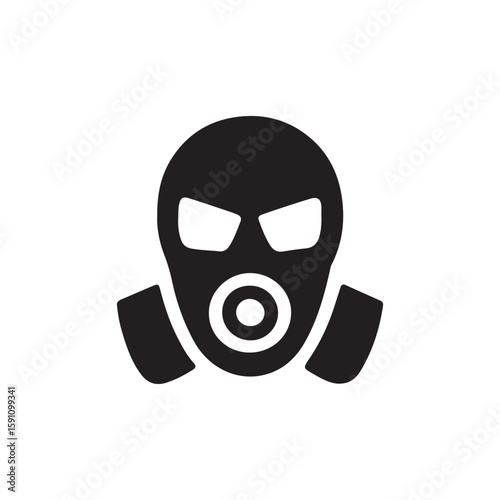 Protective Mask Symbol Safety First - Clean Vector Illustration for Industrial and Medical Concepts
