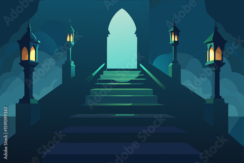 illustration of a mosque