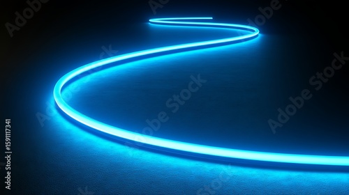 Abstract neon light trail (1)