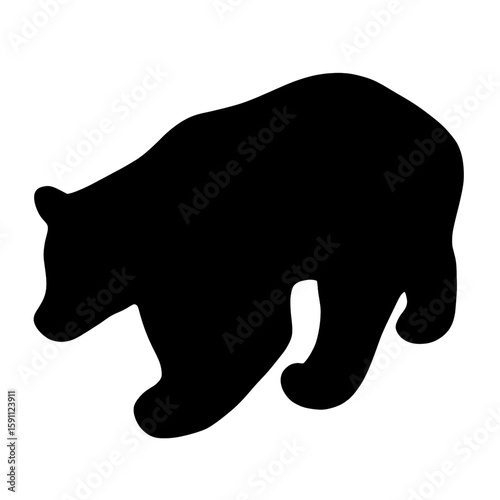 クマのシルエット
