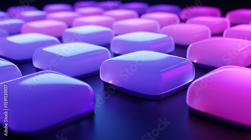 Abstract glowing squares (5)