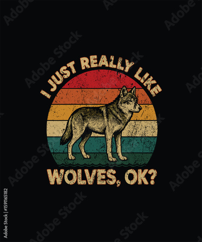 Black panther and wolf silhouette illustration on dark background