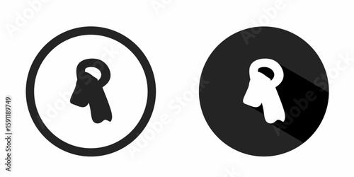 Shawl logo. Shawl icon vector design black color. Stock vector.