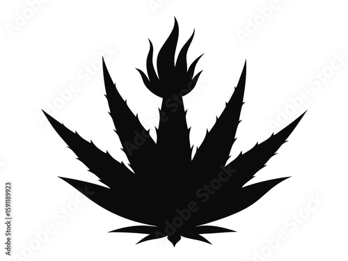 cannabis leaf vector illustration