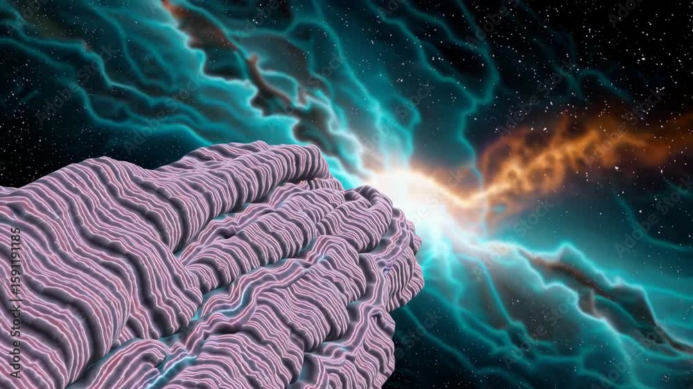 Ribboned magnetite folds and neon iridium vapor basins along starlit lithometeor ridges in a cosmic spiral arm

