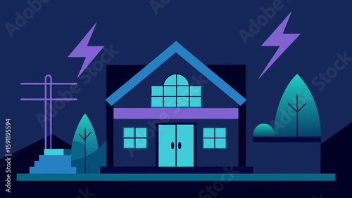 Residential properties like a house on the hill or in the mountains, and a church at night, represent diverse architectural concepts and real estate opportunities