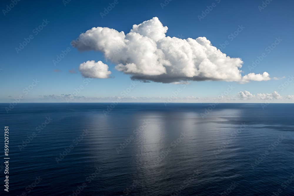 Naklejka premium blue sky and clouds
