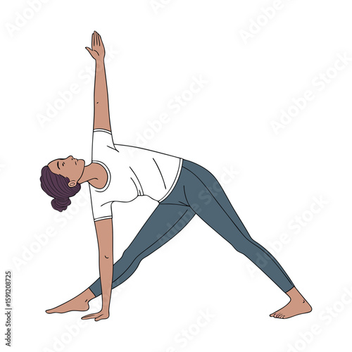girl doing yoga