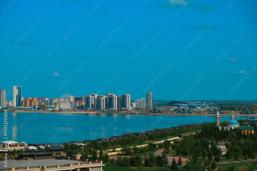 Obraz premium Central Russia: Kazan's iconic landmarks and views