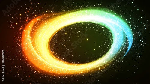 Abstract glowing circular design (11)