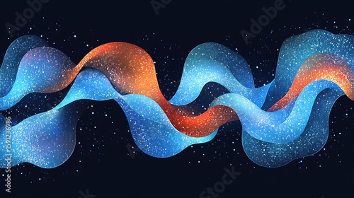 Abstract flowing waves (54)