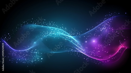 Abstract glowing waves (163)