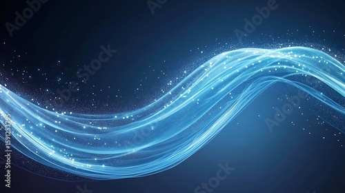 Abstract blue wave design (5)