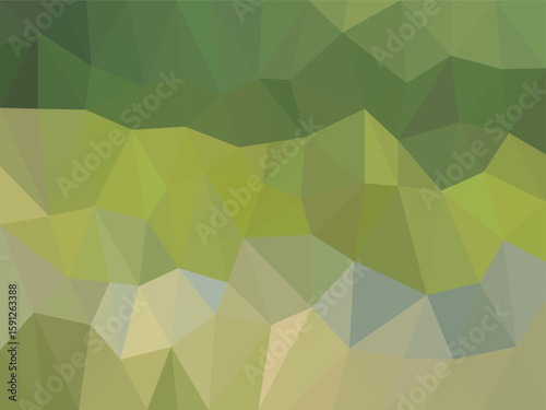 Green Polygon Abstract Geometric Background