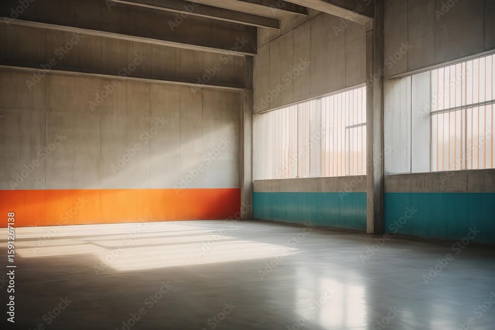 Obraz premium Excellent Abstract minimal background with floor