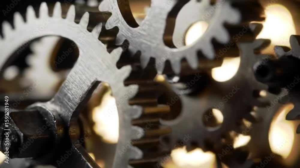 old clock mechanism