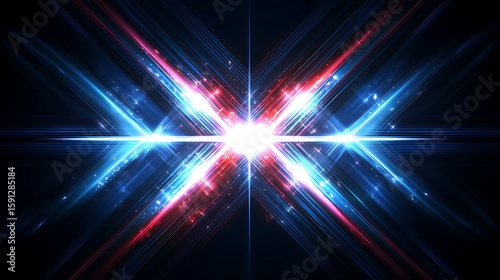 Abstract radiating light design (1)