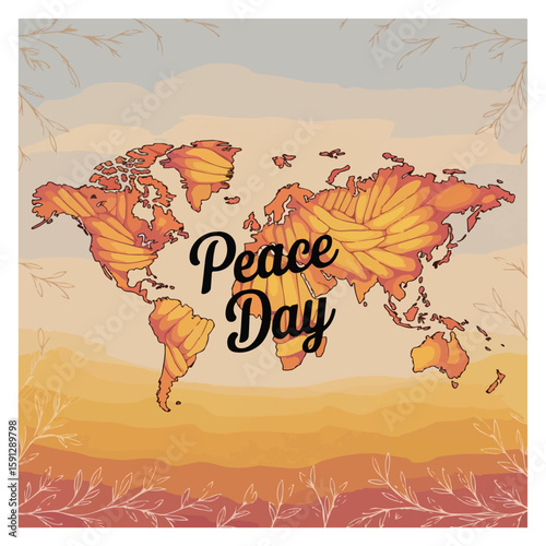 International Day of Peace Observation Poster	