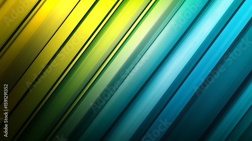 Diagonal stripes of vibrant, shifting colors