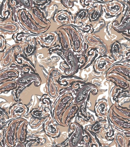 paisley textile pattern design texture,pasley textile pattern design, Magical Traditional Paisleys Seamless Pattern for wallpaper design or fabric textile printing.