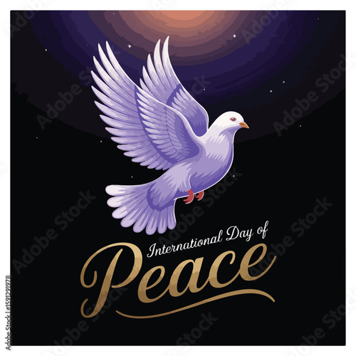 International Day of Peace Observation Poster	