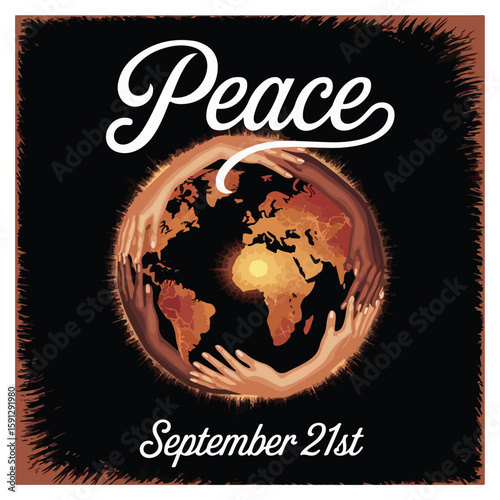 International Day of Peace Observation Poster	