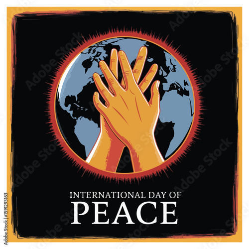 International Day of Peace Observation Poster	