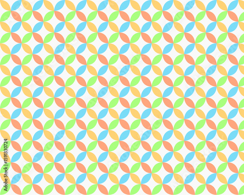 Wallpaper Mural seamless pattern with colorful dots Torontodigital.ca