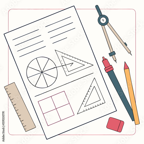 drawing of the house