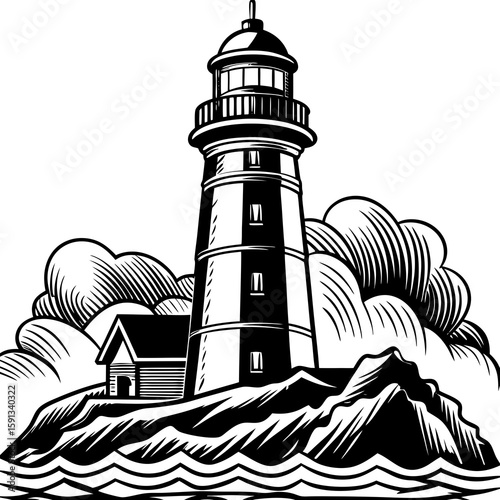 lighthouse on the beach
