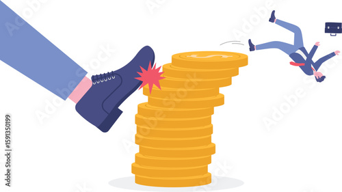 Investment risk from stock market crash, pull money or liquidity back,

