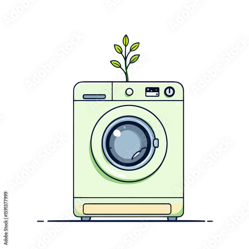 Green Home Appliance: Environmentally Conscious Washer

