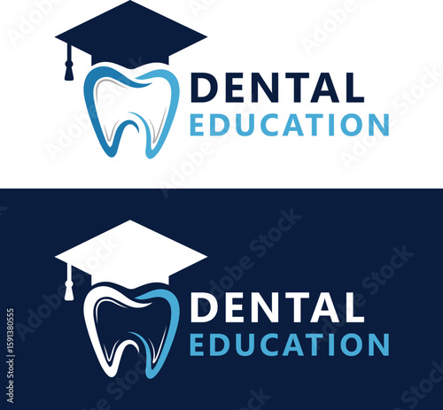 Dental logo vector template illustration