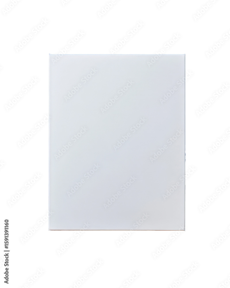 Blank canvas ready for creative art projects indoors Blank canvas ready for creative art projects indoors