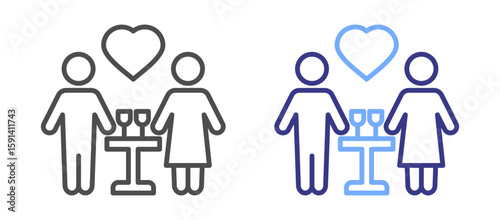 Dating icon color