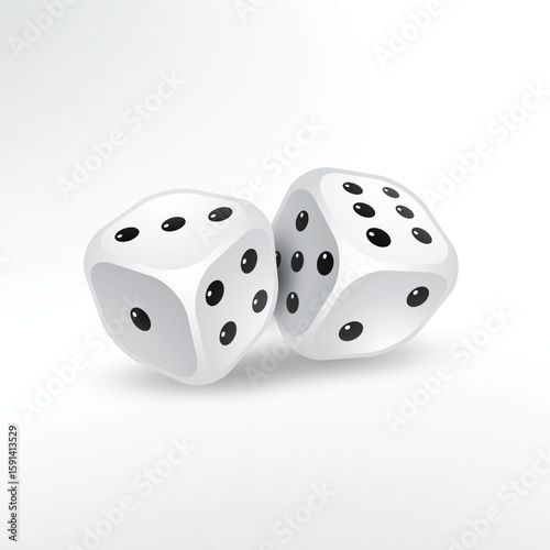 dice white isolated on transparent background,png casino gambling game dices design element