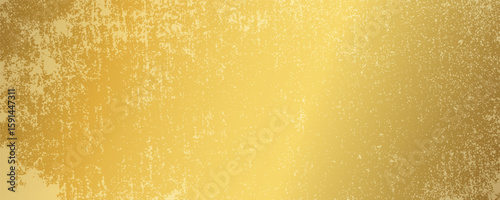 Gold Grunge Texture with distressed effect. Gold grunge wall texture. Abstract patina background. Vintage luxury Gold Background. Vector illustration