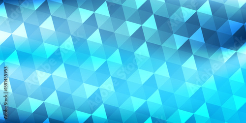 Dark BLUE vector abstract mosaic pattern. Colorful abstract illustration with triangles. Brand new style for your business design.