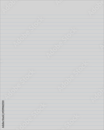 Clean simple lined paper, paper, sheet, letter, paper background. Vector. Notebook, writing paper, seamless, page, cloth, chart, school book, paper. graphic, design background. Simple paper.